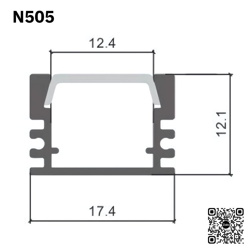 Thanh Nhôm Định Hình N505 – Giải Pháp Chiếu Sáng Đẳng Cấp Cho Công Trình Nội Thất Hiện Đại